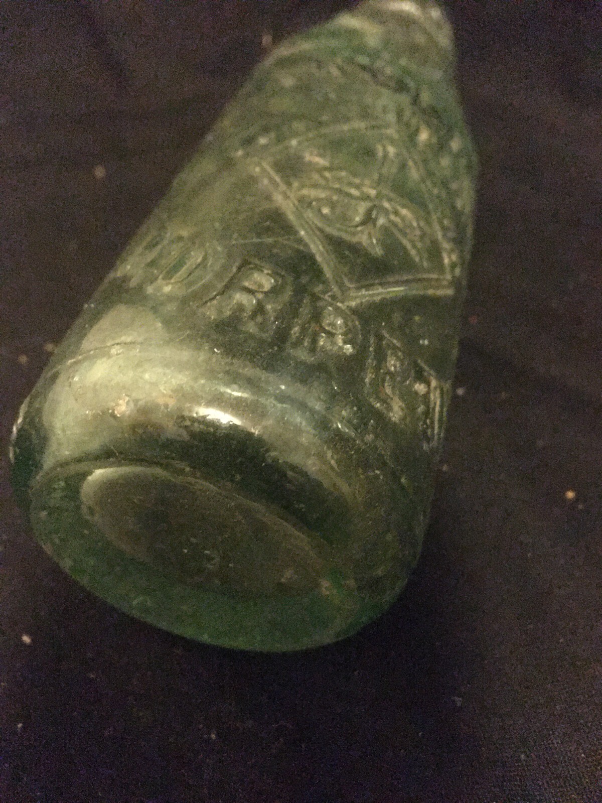 Vintage codd's bottle J.A. Anderson Brewer Morpeth glass Northumberland