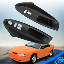 For 94-04 Ford Mustang Pair Interior Door Panel Pull Handle Hard Top Cover