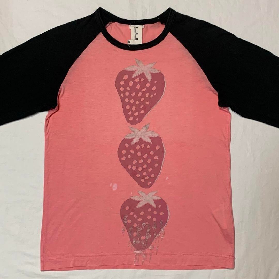 日本製★tao　COMME des GARONS　半袖ニット　花模様　サイズM 日本製☆tao COMME des GARONS 半袖ニット 花模様 サイズM