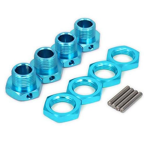 1/8 RC Car 17mm Alloy Wheel Hubs Nut Pin 81011 For HSP 94762 94081 HOBAO Team C - Picture 19 of 26