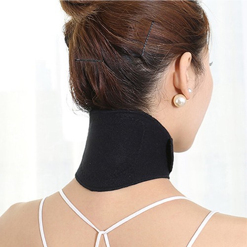 Self Heating Magnetic Neck Support Brace Collar Pain Relief Heat Pad Tourmaline - Picture 7 of 12