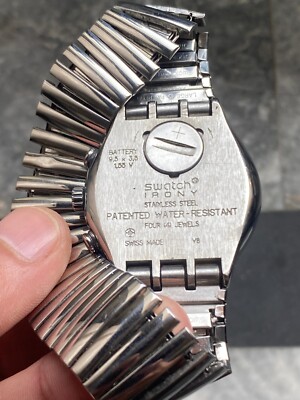 Swatch Irony Chronograph Moon Face Vintage Japan Made Men's Wrist