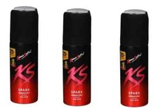 3 x45ml Kamasutra spark deodorant spray for men spicy and sizzling fragrance