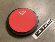 6" Vater Single Sided Percussion Drum Practice Pad RED #TR4