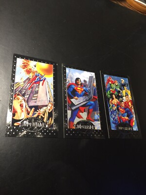 1994 SKYBOX THE MAN OF STEEL SUPERMAN PLATINUM SERIES ( -RARE 3 SELEC.  REDUCED