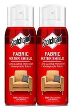 2pk Scotchgard Fabric Water Shield Clothing Water Repellent Spray 10oz