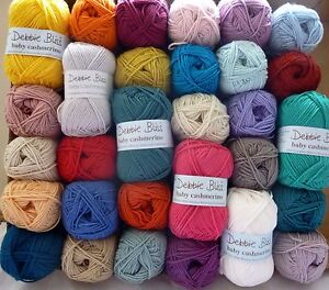 Debbie Bliss Baby Cashmerino Colour Chart