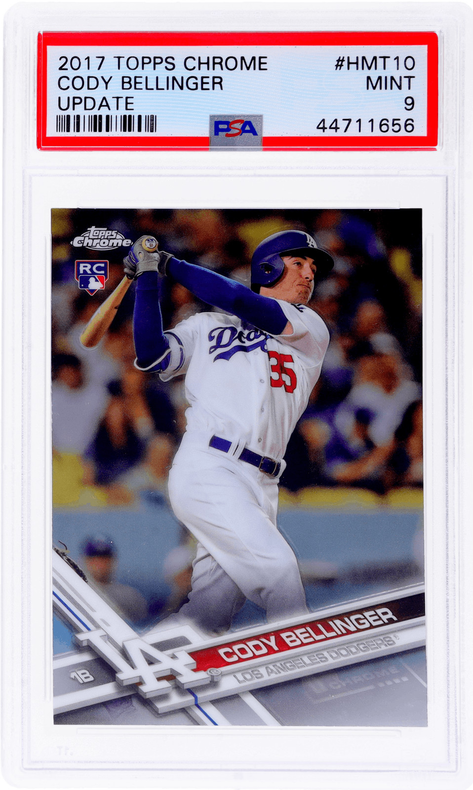 2017 Topps Chrome Update Cody Bellinger #HMT10 PSA 9 Rookie RC