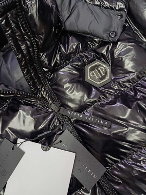 PHILIPP PLEIN HIGH-SHINE NYLON DOWN PADDED JACKET. | eBay