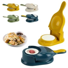 2 In 1 DIY Dumpling Maker Dumpling Skin Press Dough Presser Mold With Spoon US