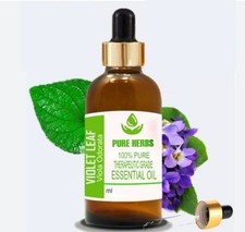 Pure Herbs Violet Leaf Pure & Natural Viola Odorata Essential