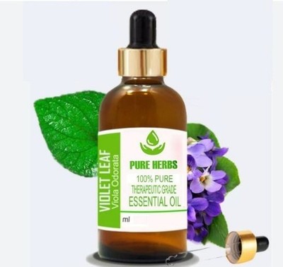 Pure Herbs Violet Leaf Pure & Natural Viola Odorata Essential Oil ej803