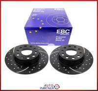 EBC Turbogroove Disc Hinten FüR VW Golf 7 GTI Octavia RS Leon S3 272 Mm Massiv