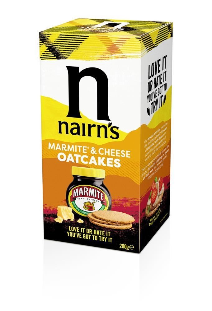Nairns Marmite & Cheese Oatcakes 200g - 2 Pack