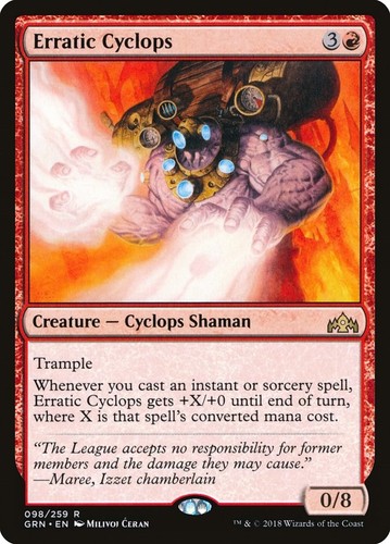 Erratic Cyclops 098/259 Guilds of Ravnica