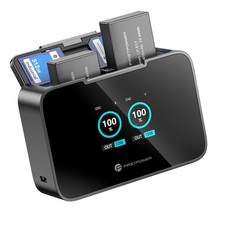 LP-E17 Battery and Upgraded 20W Dual Fast Charger for Canon EOS R100 R50 R10 ...