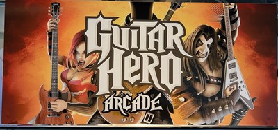 Guitar Hero Arcade Marquee 25'' x 11.5''