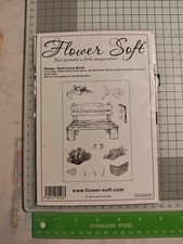 Flower Soft Stamp Set Quite Corner Bench, Card Making Scrapbook, Craft