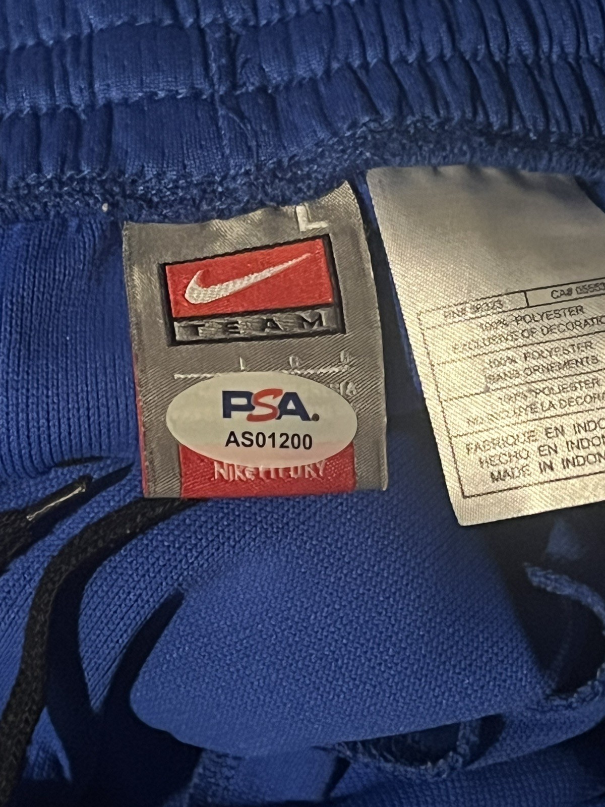 Kobe Bryant signed “TWICE” and Manny Pacquiao signed sweat pants! 1/1 RAREST!  view 14
