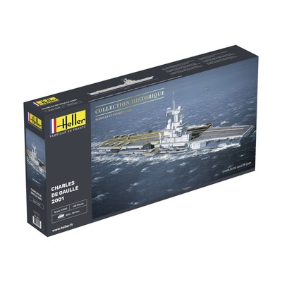 Heller Historical Model 1/400 Charles De Gaulle New