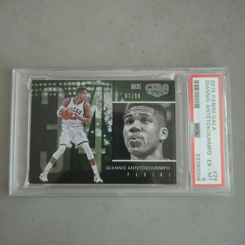 2015-16 Panini Gala /99 Giannis Antetokounmpo #29 PSA 6