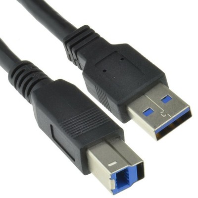 1m USB 3.0 SuperSpeed USB 3.0 Typ A bis Typ B schwarz