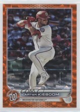 2022 Topps Series 2 Orange Foilboard 185/299 Carter Kieboom #580 0s2h