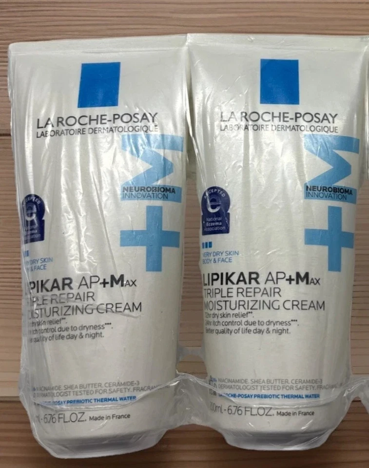 La Roche-Posay Lipikar AP+M Triple Repair Moisturizing Cream 6.76oz. 2 Pack!!