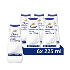Image of Dove Advanced Care Deeply Nourishing Body Wash Body Cleanser shower , 6x 225 ml