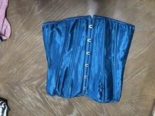 Unbranded Satin Blue Corset For Woman size L