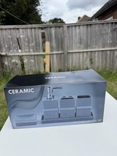 Ceramic 5 PCS Bathroom Set Accessories