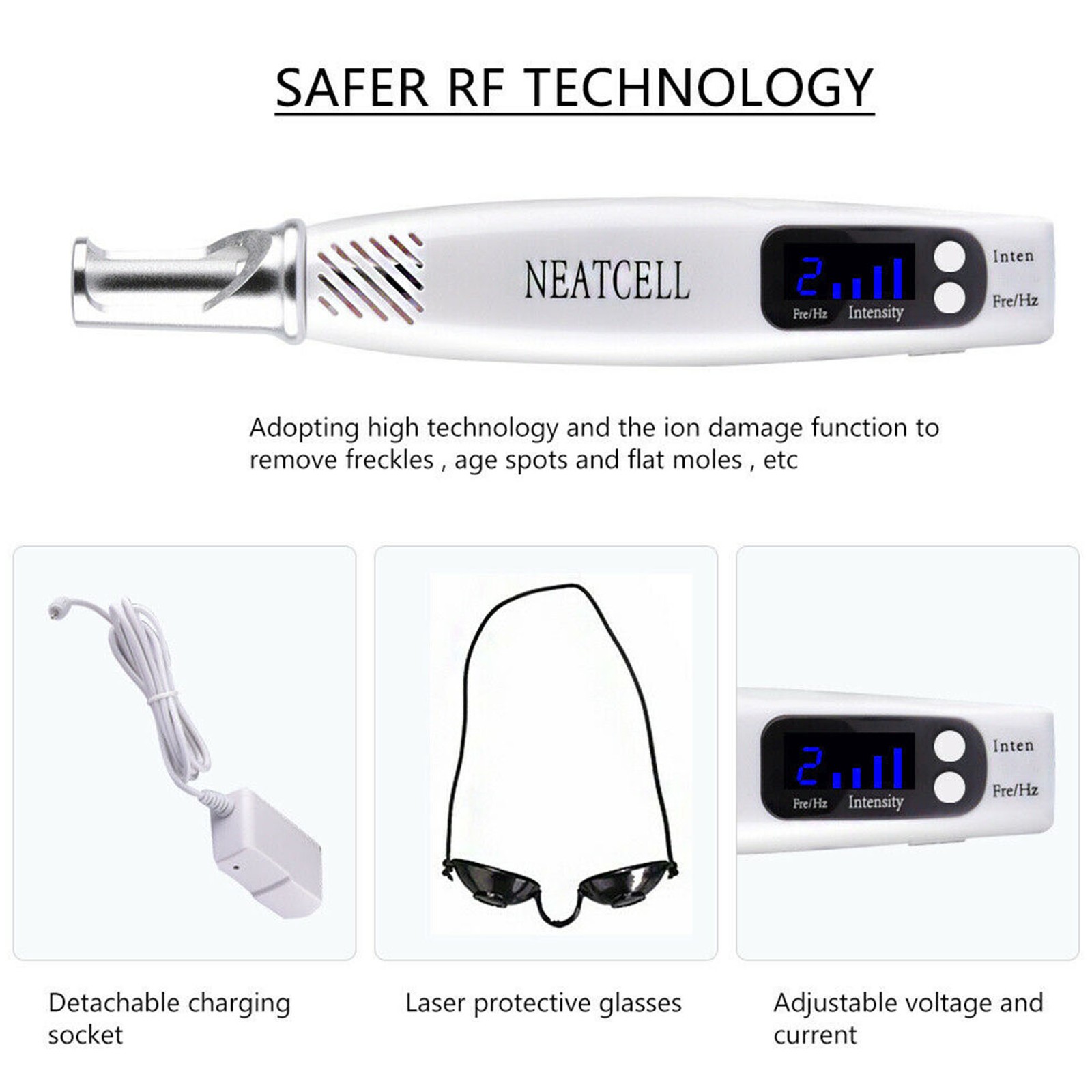Handheld Picosecond Laser Tattoo Scar Freckle Removal Pen Machine Skin Beauty US