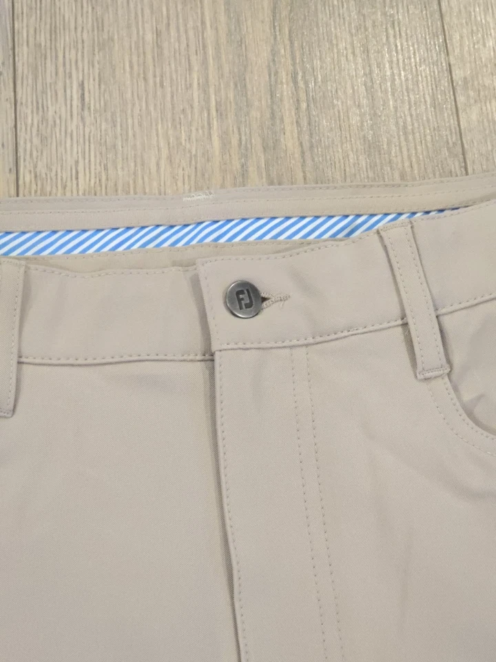 Pantalones de golf Footjoy calce atlético para hombre talla 34 X 34 usados una vez Foto 4 de 4