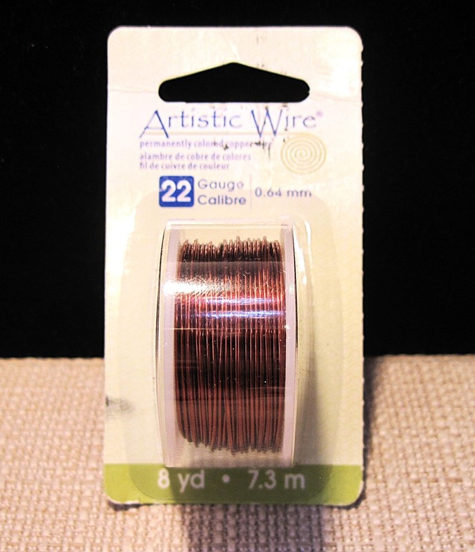 Artistic Wire Brown 22 Gauge, 8 yards Lot# Q31