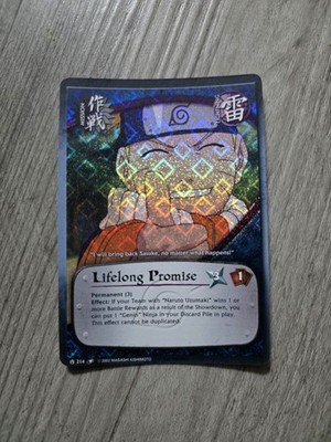 Naruto CCG 2006 Lifelong Promise #214 Diamond Foil 1st Edition NM