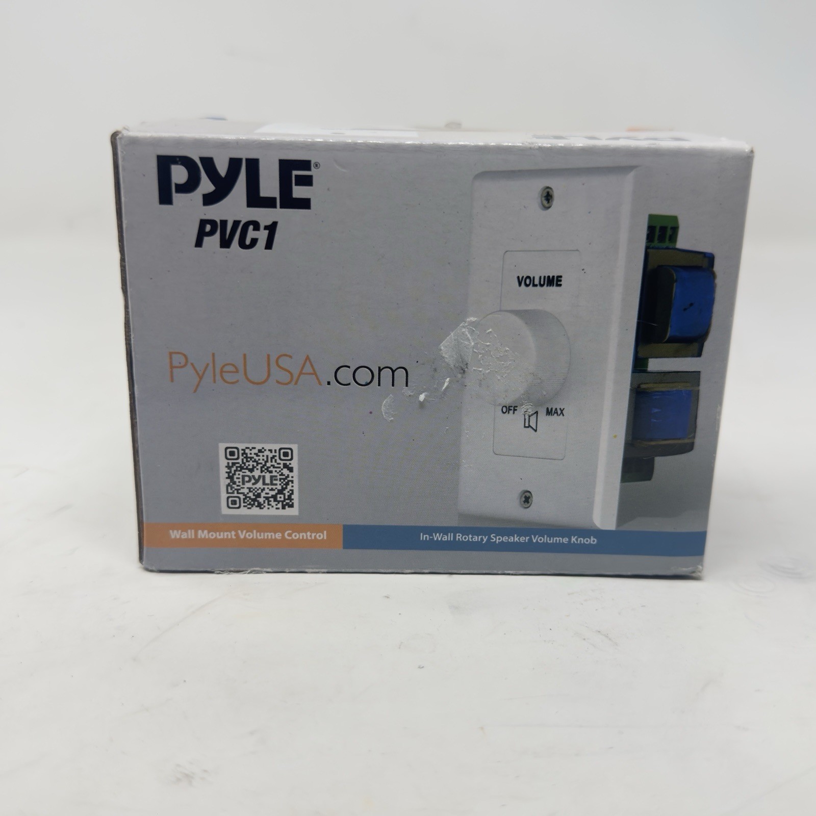 Pyle Wall Mount Volume Control Rotary In-Wall Speaker Knob P