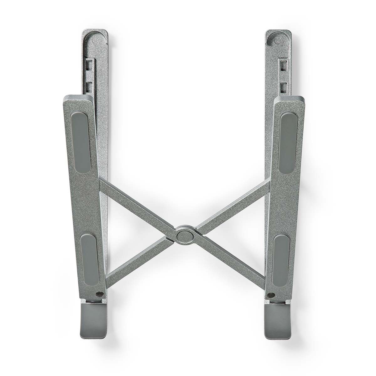 Support PC Portable 17 Pouces Nedis Pliable et Ajustable Argent