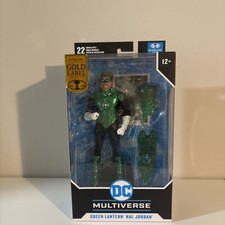 DC McFarlane Multiverse Green Lantern Hal Jordan Gold Label 7  Action Figure New