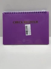 Check Registers for Personal Checkbook, Double Spiral Check Register Book New