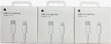  Bulk Lot of 3pcs Apple USB-C To Lightning Cable 1m 