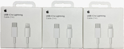 (Bulk Lot of 3pcs) Apple USB-C To Lightning Cable (1m)