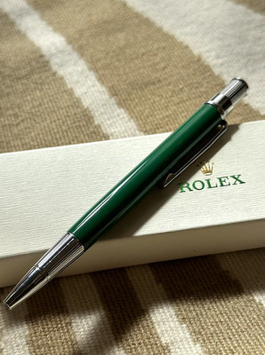 Luxury Rolex Submariner Green Ballpoint Pen Oyster Style Writing Pen w/ Box