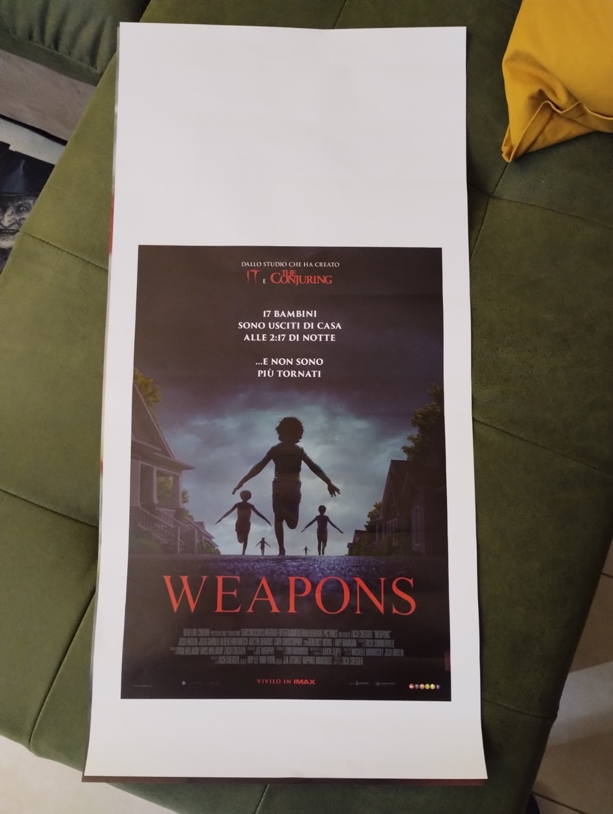 Locandina originale film Weapon (2025) - Regia di Zach Cregger