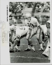 1979 Press Photo Seattle Seahawks' Jim Zorn waiting for the snap - afa20972