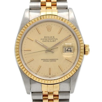 Authentic [Unserviced - Value Price] Rolex Datejust 16233 SSxYG Mechanical A...