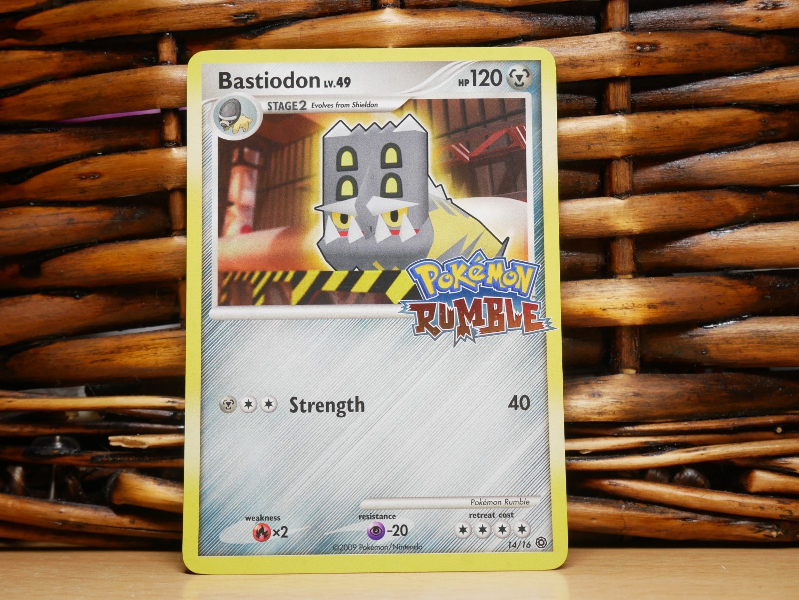 Pokemon BASTIODON 14/16 | NM Near Mint | Pokemon Rumble | 2009