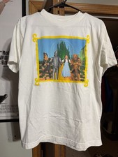 Vintage Wizard Of Oz Movie Promo Shirt 1999 Double Sided Warner Bros Mens Medium