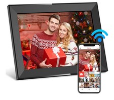 10.1 Inch Digital Picture Frame with 32GB Storage WiFi 1280 800 IPS Touch Screen