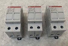 (Box of 3) ABB E 92/30 CC Screw Terminal Fuseholder 600V 30A 2P 2CSM299912R1801