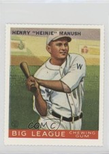 1982 Dover American League Baseball Cards Reprints Heinie Manush HOF 0b0